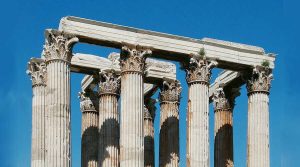 Corinthian Capitals - Temple of Olympian Zeus, Athens