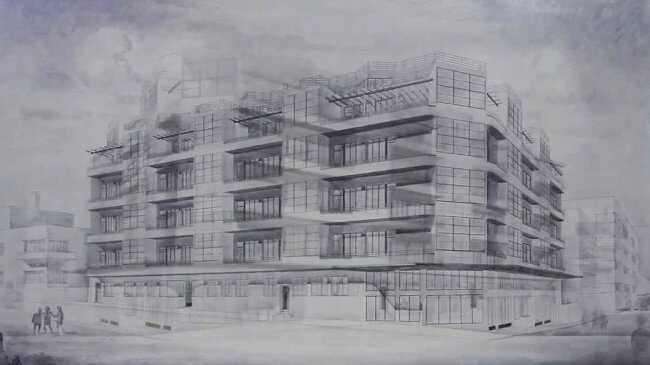 Perspective Plan of the Building