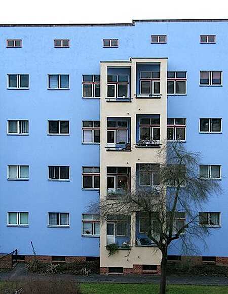 Bruno Taut - Winter View of Carl Legien Residency