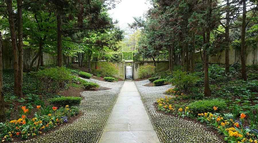 Το Εσωτερικό του Πορτοκαλί Κήπου του Πάρκου Αντρέ Σιτροέν