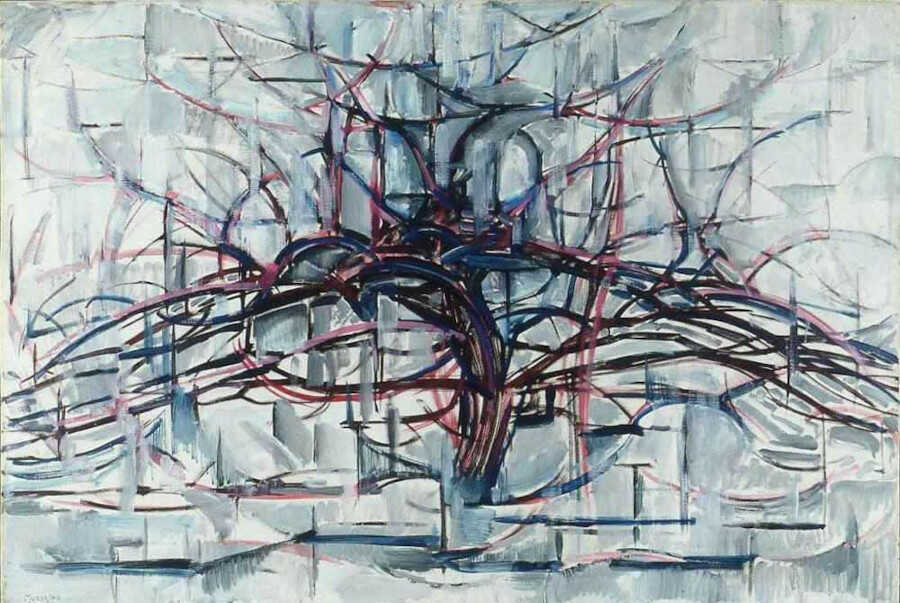Πητ Μοντριάν, Οριζόντιο Δένδρο (Horizontal Tree - 1911)