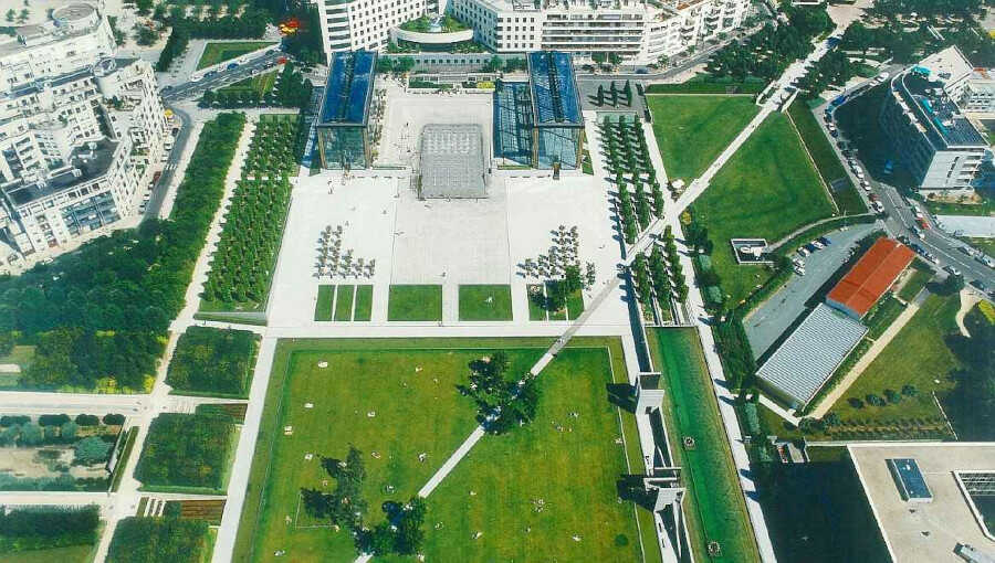 Σχεδιασμός του Πάρκου Andre Citroen - Πανοραμική Θέα του Πάρκου Andre Citroen